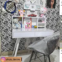 انواع میز تحریرشلف دار  صندلی تدی تمام MDF|میز تحریر و کامپیوتر|کرمانشاه, |دیوار