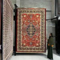 فرش‌‌‌شکار‌گاه‌گل‌ابریشم‌‌گالری‌فرش‌قصر‌ایرانی|فرش|شیراز, ریشمک|دیوار