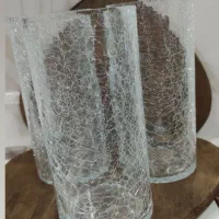 بانکه شیشه 3تایی مدل دار