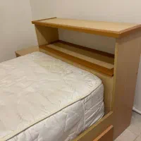 تخت تکنفره ، تشک ، عسلی ، میز تحریر|تخت و سرویس خواب|تهران, دریاچه شهدای خلیج فارس|دیوار