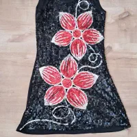 لباس تاپ مجلسی پولکی