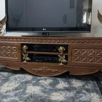 میز زیر تلویزیونی چوبی نو