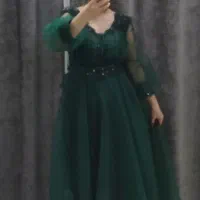 لباس مجلسی سبز خوشرنگ