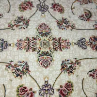 فرش 12متری دستبافت گونه گل برجسته دوعدد