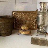 سماور زغالی وسایل عتیقه آنتیک