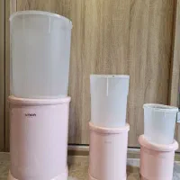 سطل زباله در سه سایز لیمون
