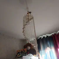 لوستر کریستالی و برنز|لوستر و چراغ آویز|اسلام‌شهر, شهرک واوان|دیوار