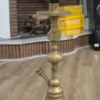 قلیون برنجی قهوه خونه ایی گرم بالا آب بندی شده|کلکسیون و سرگرمی|کرج, کوی مدرس|دیوار