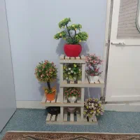 استند همراه با گل های مصنوعی|گل مصنوعی|شیراز, کوشک میدان|دیوار