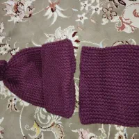 کلاه و شال دستبافت