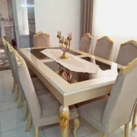 میز غذاخوری ۸ نفره|میز و صندلی غذاخوری|رباط‌کریم, رباط‌کریم|دیوار