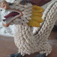 مجسمه صدفی اژدها