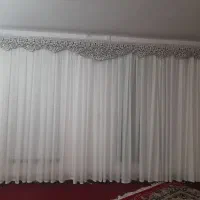 پرده حریر شاینی چین پلیسه