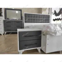 تخت خواب دونفره طرحدار ، زیبایی و سادگی