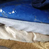 پرده حریر وپارچه مخمل۶۰۰ تومنی تک پنل یعنی یه دونه