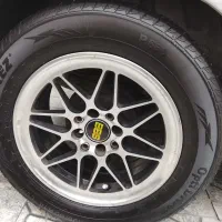 رینگ (bbs hp) با چهار حلقه لاستیک ۱۹۵ ۱۴|قطعات یدکی و لوازم جانبی|رشت, گلباغ نماز|دیوار