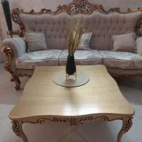 مبلمان استیل ۹نفره بانهارخوری ۸نفره