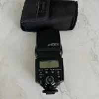 فلاش کانون روی دوربین speedlite