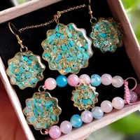 نیم ست و دستبند رزینی تولید انواع جا