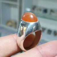 انگشتر فاخر مردونه .نگین کهنه