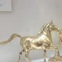 تولید و پخش اسب برنزی پرشی برنجی دکوری کادویی|صنایع دستی و سایر لوازم تزئینی|رباطکریم, شترخوار|دیوار