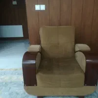 فروش یک نیم ست راحتی|مبلمان خانگی و میز عسلی|مبارکه, |دیوار