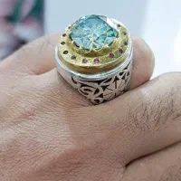 انگشتر موزانایت،توپاز لندن