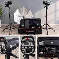 فلاش استودیویی S&S مدل SK300 توان ۳۰۰ ژول