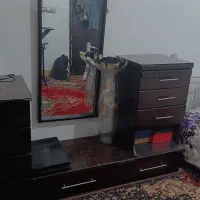 دراور با آینه قدی