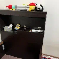 تخت خواب ام دی اف با تشک رویا بسیار تمیز سالم وشیک