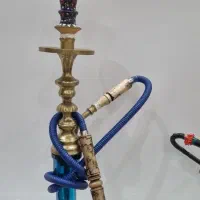 قلیان برنجی و تعدادی وسیله قلیون