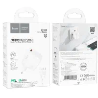 شارژر 30 وات هوکو + کابل تایپ سی|لوازم جانبی موبایل و تبلت|ماکو, |دیوار