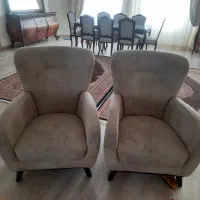 مبل راحتی تک نفره دو عدد پارچه خارجی|مبلمان خانگی و میز عسلی|اردبیل, |دیوار