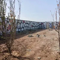 باغچه-173-متری-درب-ماشین-رو-چار-دیواره-شده