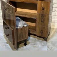 میز چرخ خیاطی و اتو با صندلی نشیمن|لوازم خیاطی و بافتنی|یزد, |دیوار