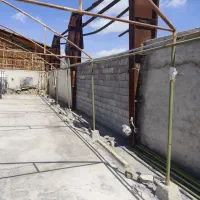 سازه گلخانه900متر جوشی همراه با پلاستیک