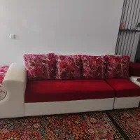 مبل 4نفره راحتی درحدنو|مبلمان خانگی و میز عسلی|فیروزآباد (فارس), |دیوار