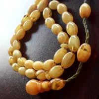 تسبیح کهربا ۳۳ مهره