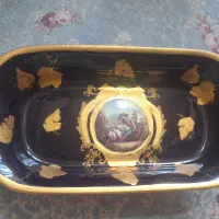 ظروف چینی دکوری سرمه ای لیلی مجنون
