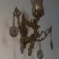 دیوار کوب برنز وطاووس|لوستر و چراغ آویز|نهاوند, |دیوار