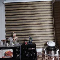 دو عدد پرده زبرا بسیار تمیز و شیک و قابل استفاده