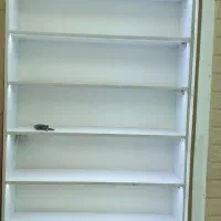 قفسه چراغ دار چوبی