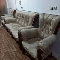 مبل سلطنتی 7نفره|مبلمان خانگی و میز عسلی|قم, شهرک امام حسین|دیوار