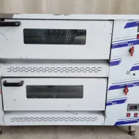 فر پیتزا ترموستاتیک گازی دو طبقه