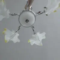 لوستر۵شاخه استیل دوعدد