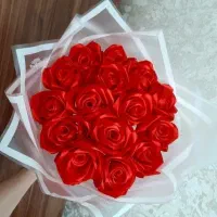 گل روبانی|گل مصنوعی|میانه, |دیوار