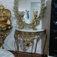 شمعدان آینه برنز