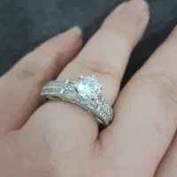 انگشتر نقره سفارشی ساز با عیار ۹۲۵