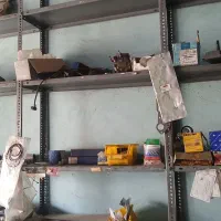 فروش قفسه فلزی با پایه و پیچ و مهره|کتابخانه، شلف، قفسه‌های دیواری|نوشهر, |دیوار