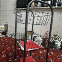 سبد سه طبقه پیاز و...|آب‌چکان و نظم‌دهنده ظروف|گنبد کاووس, |دیوار